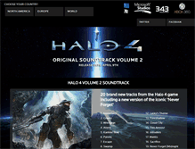 Tablet Screenshot of halo4soundtrack.com